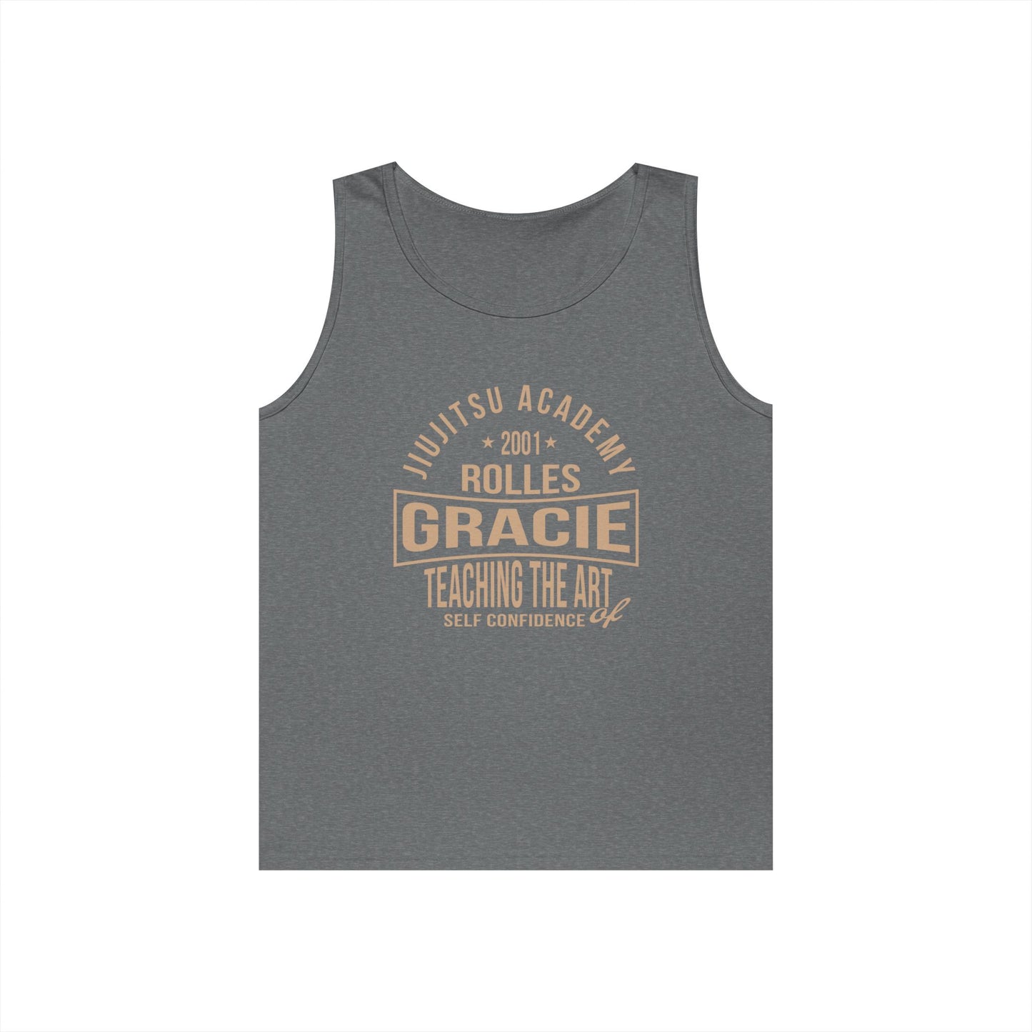 Gracie Jiu-Jitsu Tank Top, Unisex Workout Shirt, Brazilian Jiu-Jitsu Training Gear, Summer Sports Apparel, Gift for Martial Arts Enthusiasts