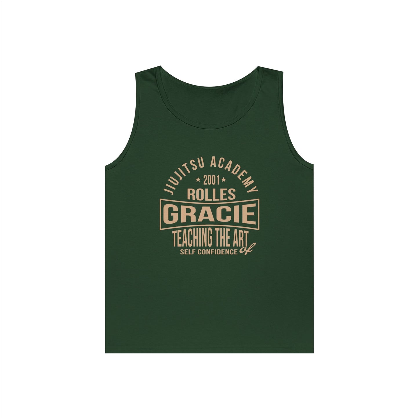 Gracie Jiu-Jitsu Tank Top, Unisex Workout Shirt, Brazilian Jiu-Jitsu Training Gear, Summer Sports Apparel, Gift for Martial Arts Enthusiasts