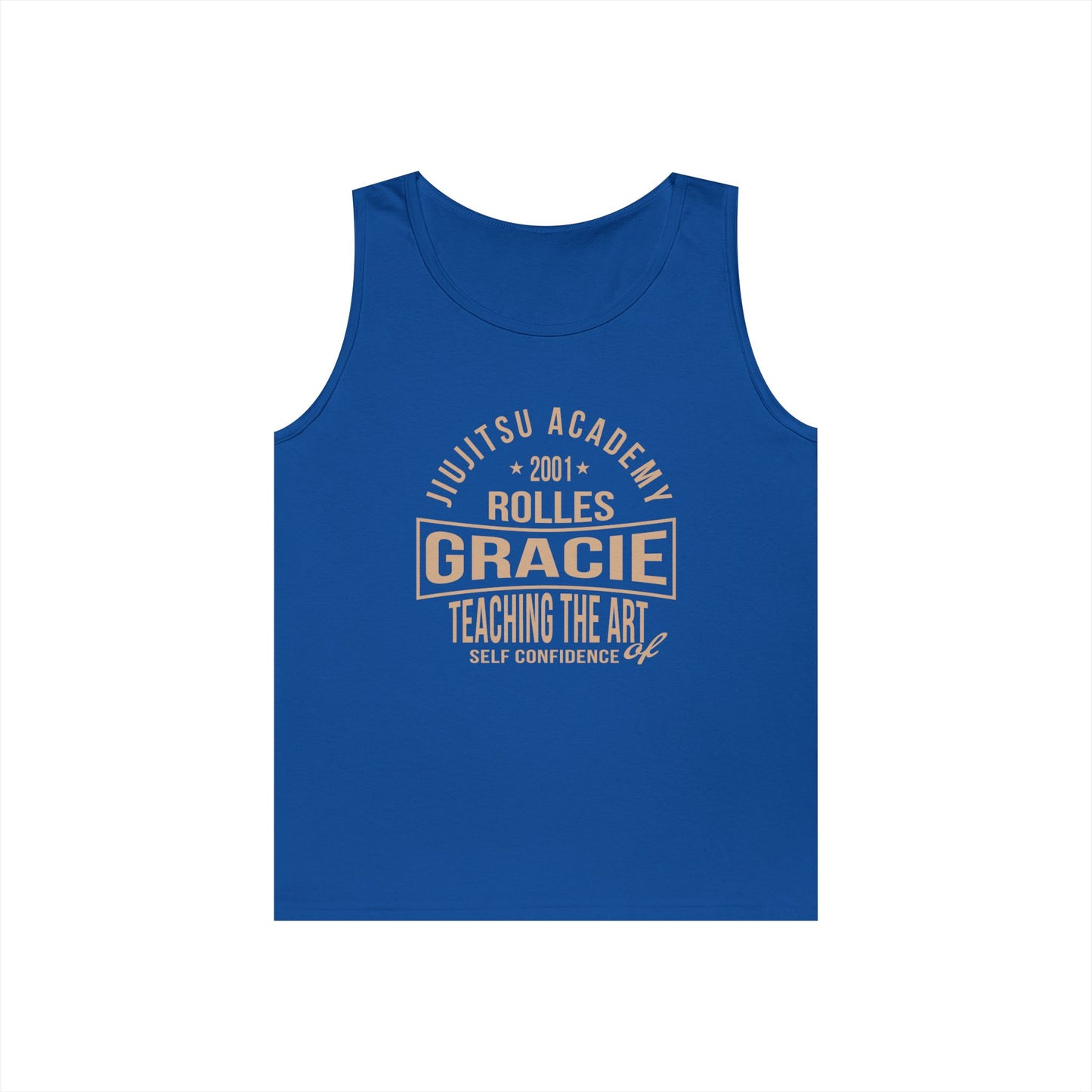 Gracie Jiu-Jitsu Tank Top, Unisex Workout Shirt, Brazilian Jiu-Jitsu Training Gear, Summer Sports Apparel, Gift for Martial Arts Enthusiasts