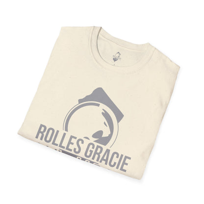Rolles Gracie Jiu-Jitsu Unisex Softstyle T-Shirt - Grey Design