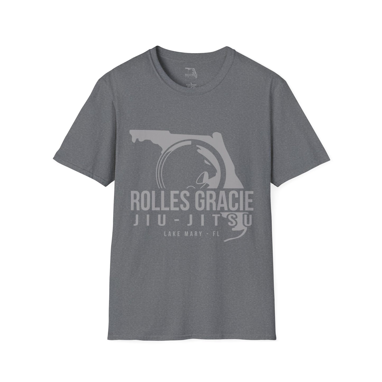 Rolles Gracie Lake Mary Jiu-Jitsu Unisex Softstyle T-Shirt