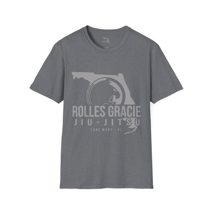 Rolles Gracie Lake Mary Jiu-Jitsu Unisex Softstyle T-Shirt