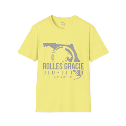 Rolles Gracie Lake Mary Jiu-Jitsu Unisex Softstyle T-Shirt