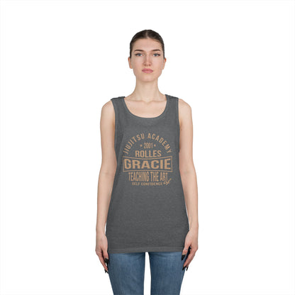 Gracie Jiu-Jitsu Tank Top, Unisex Workout Shirt, Brazilian Jiu-Jitsu Training Gear, Summer Sports Apparel, Gift for Martial Arts Enthusiasts