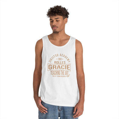 Gracie Jiu-Jitsu Tank Top, Unisex Workout Shirt, Brazilian Jiu-Jitsu Training Gear, Summer Sports Apparel, Gift for Martial Arts Enthusiasts