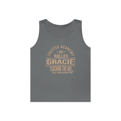 Gracie Jiu-Jitsu Tank Top, Unisex Workout Shirt, Brazilian Jiu-Jitsu Training Gear, Summer Sports Apparel, Gift for Martial Arts Enthusiasts