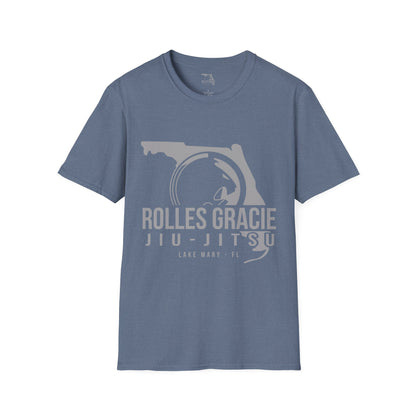 Rolles Gracie Lake Mary Jiu-Jitsu Unisex Softstyle T-Shirt