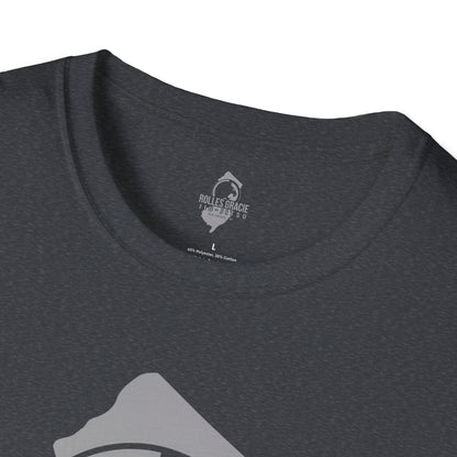Rolles Gracie Jiu-Jitsu Unisex Softstyle T-Shirt - Grey Design