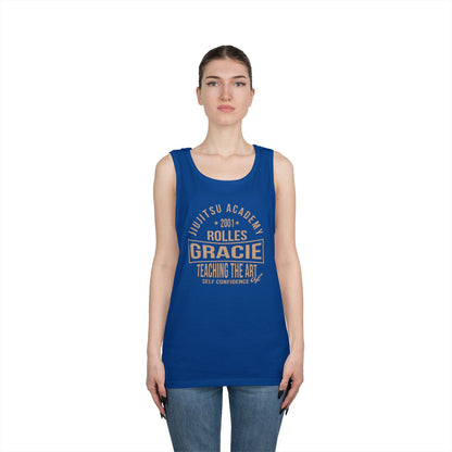 Gracie Jiu-Jitsu Tank Top, Unisex Workout Shirt, Brazilian Jiu-Jitsu Training Gear, Summer Sports Apparel, Gift for Martial Arts Enthusiasts