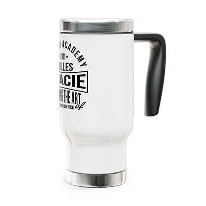 Stainless Steel Travel Mug with Handle, 14oz