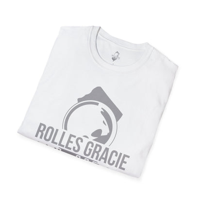 Rolles Gracie Jiu-Jitsu Unisex Softstyle T-Shirt - Grey Design