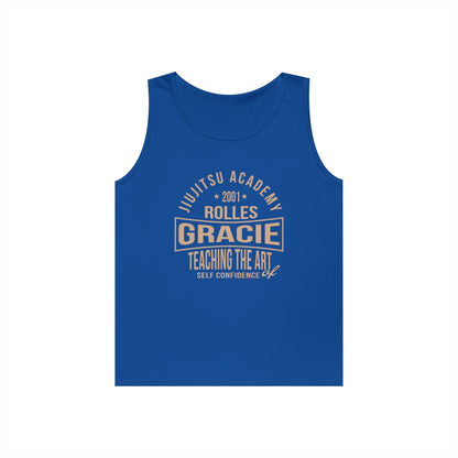 Gracie Jiu-Jitsu Tank Top, Unisex Workout Shirt, Brazilian Jiu-Jitsu Training Gear, Summer Sports Apparel, Gift for Martial Arts Enthusiasts