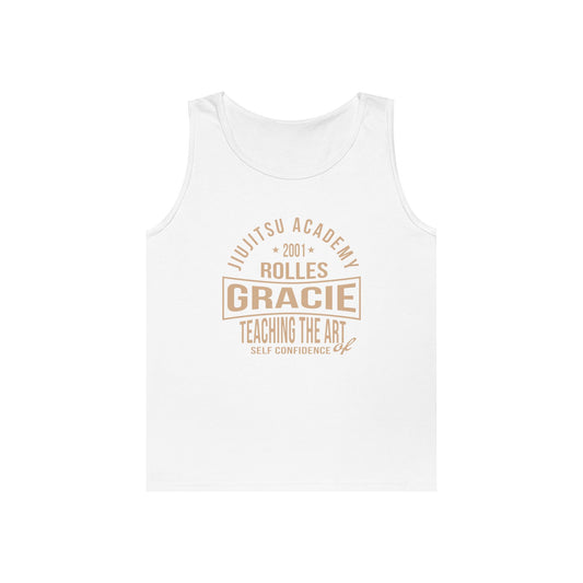 Gracie Jiu-Jitsu Tank Top, Unisex Workout Shirt, Brazilian Jiu-Jitsu Training Gear, Summer Sports Apparel, Gift for Martial Arts Enthusiasts
