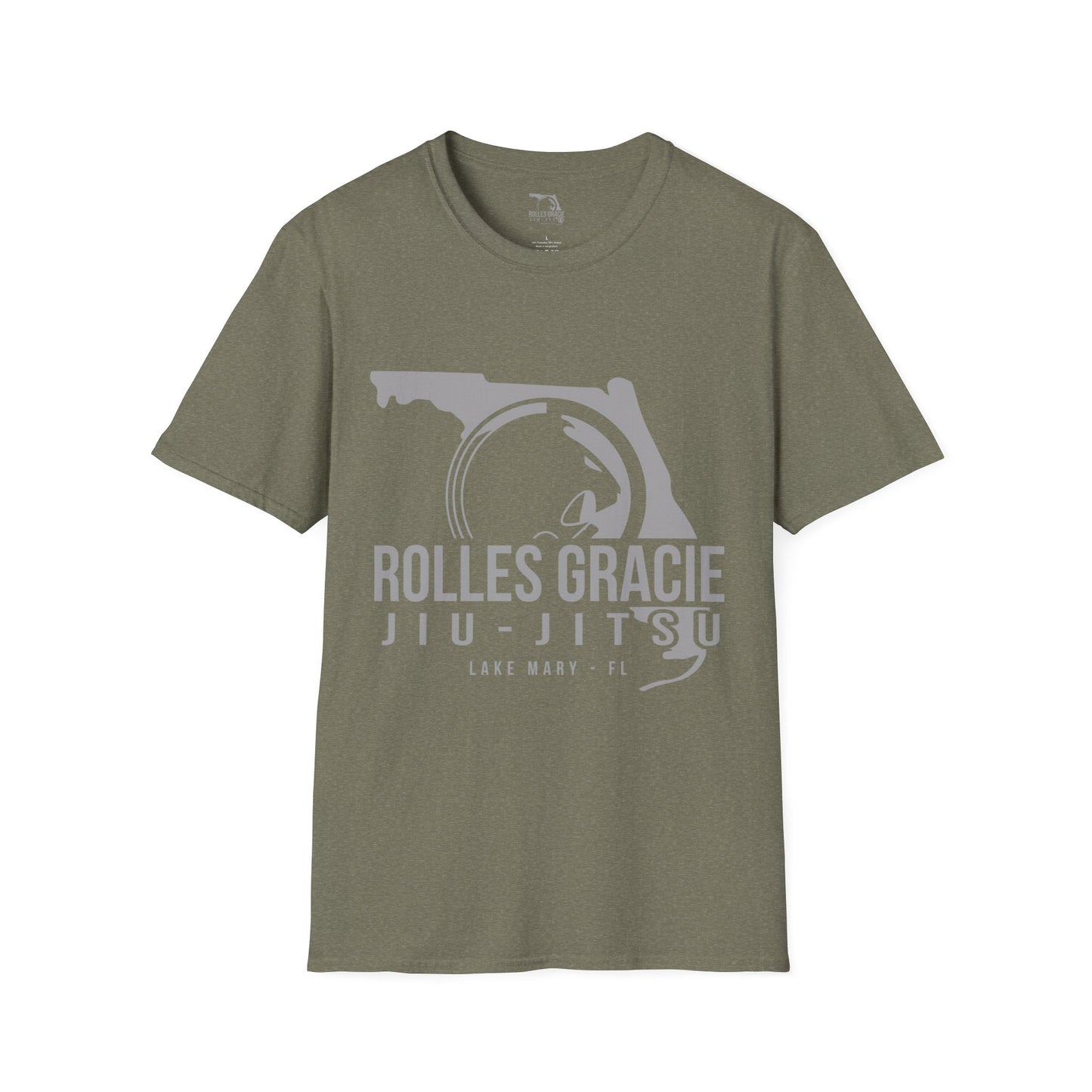 Rolles Gracie Lake Mary Jiu-Jitsu Unisex Softstyle T-Shirt
