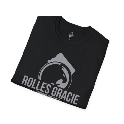 Rolles Gracie Jiu-Jitsu Unisex Softstyle T-Shirt - Grey Design