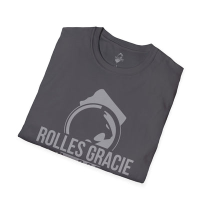 Rolles Gracie Jiu-Jitsu Unisex Softstyle T-Shirt - Grey Design